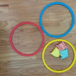 Lovevery Colorful Hoop Set with Bean Bags